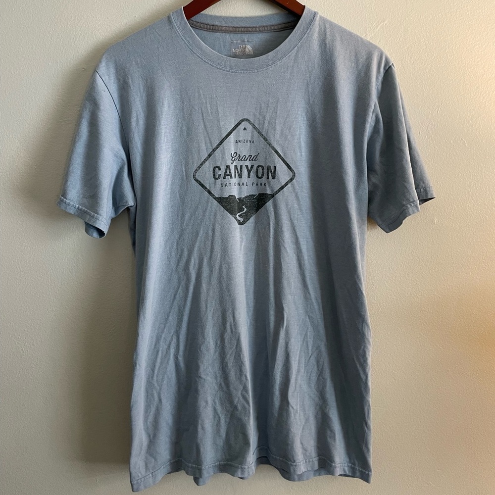 Blue North Face Grand Canyon T Shirt